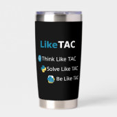 LikeTAC- Coffee Mug  Geïsoleerde Drinkbeker (Voorkant)
