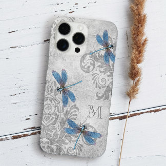 likkerij Grunge Damask met Monogram iPhone 16 Pro Max Hoesje