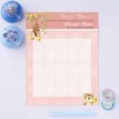 Lil aap, Baby shower Bingo in kramble Game Flyer (Enkel)