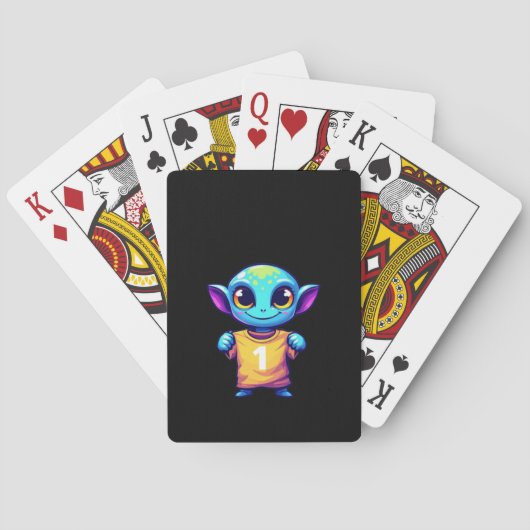 Lil' Alien Pokerkaarten (Achterkant)