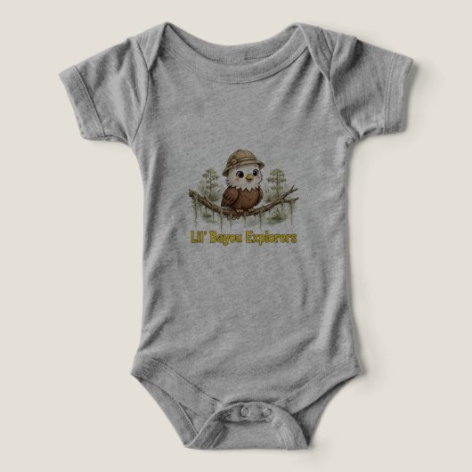 Lil' Bayou Explorers Eagle Baby One Piece (Design Recto)