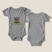 Lil' Bayou Explorers Papillon Bébé Une Pièce (Design Recto & Verso)
