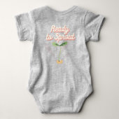 Lil Bean Baby-shirt Romper (Achterkant)