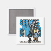 Lil Bit Crazy Office Magnet (Recto/Verso)