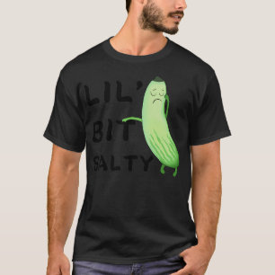 Lil Bit Zoute augurk Komkommer Tekening - Funny Mo T-shirt