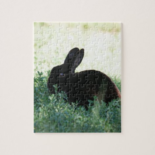 Lil Black Bunny Legpuzzel (Verticaal)
