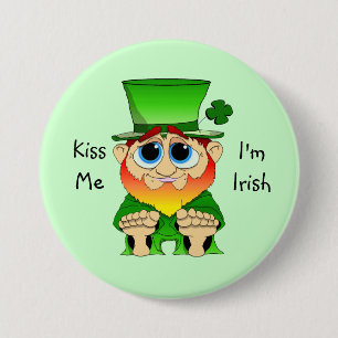 Lil Blarney Kiss Ge Ronde Button 7,6 Cm