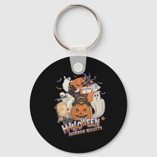 Lil Boo Halloween Horror Night Elke is 3 oktober Sleutelhanger (Voorkant)