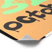 Lil Boo 'Kinder kamer Ghost Pastel Halloween Decor Poster (Hoek)