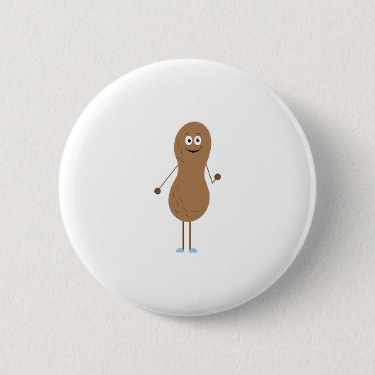 Lil Boy Peanut Ronde Button 5,7 Cm (Voorkant)