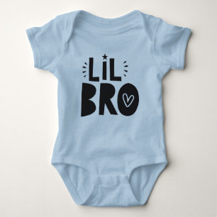 LIL BRO BABY modern vet leuk chunky scandi type Romper