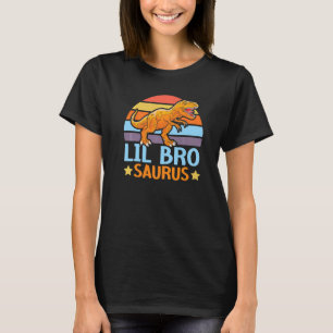 Lil Bro Saurus Beste Bro Ooit Broederschap Dinosau T-shirt