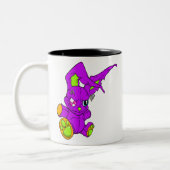 Lil Bunny Voodoo Mug à deux tons (Gauche)