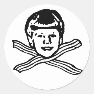 Lil Chiz houdt van spek Sticker! Ronde Sticker