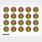 Lil Couch Potato Ronde Sticker (Vel)