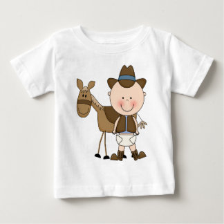 Lil' Cowboy met paardengereed voor Shirt
