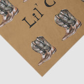 Lil' Cowpoke Tissuepapier (Detail)