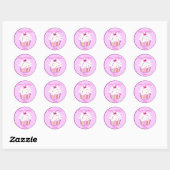 Lil' Cupcake Ronde Sticker (Vel)