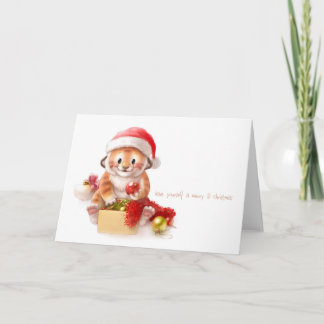 lil de kaart 2010 van tijgerKerstmis