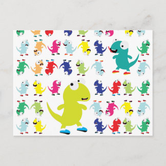 Lil Dino Lizards Briefkaart