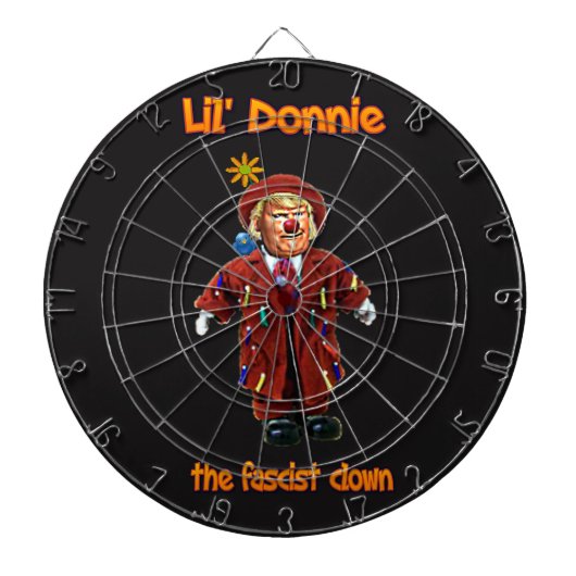 Lil' Donnie het fascistische dartboard Dartbord (Voorkant)
