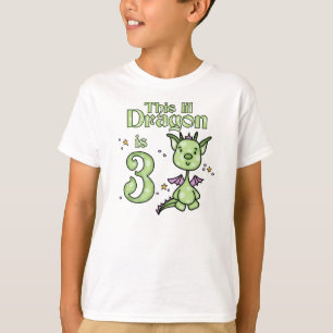 Lil Dragon 3rd Birthday T-shirt