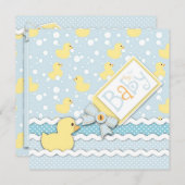 Lil’ Ducking Card Square Kaart (Voorkant / Achterkant)