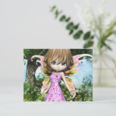 Lil Fairy Princess Briefkaart (Staand voorkant)
