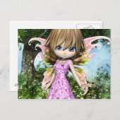 Lil Fairy Princess Briefkaart (Voorkant / Achterkant)