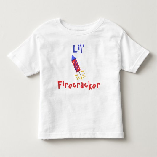 Lil' Firecracker op 4 juli Kinder Shirts (Voorkant)