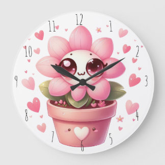 Lil' Flower Wall Clock Grote Klok