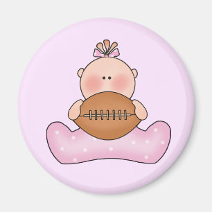 Lil Football Baby Girl Magneet