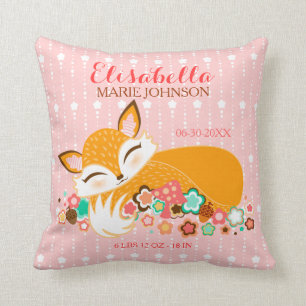 Lil Foxie CUB - coussin fait sur commande de