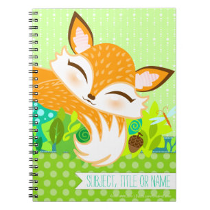Lil Foxie Cub - Cute Fox Custom Notebook Notitieboek