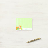 Lil Foxie Cub - Cute Fox Custom Post-it® notes (Op bureau)