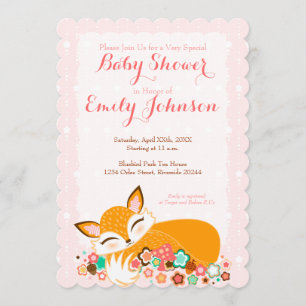 Lil Foxie CUB - invitations faites sur commande de
