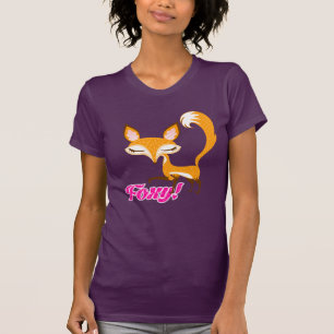 Lil Foxie - Cute "Foxy!" Illustratie T-shirt