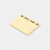Lil Foxie - Cute Girly Foxes Custom Post-it® notes (Schuin)