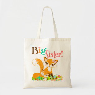 Lil Foxies Big Sister Canvas tas