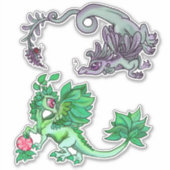 Lil Garden Dragons Sticker (Voorkant)