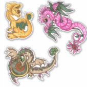 Lil Garden Dragons Sticker (Voorkant)