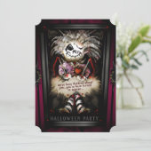 Lil Girly Voodoo Doll Invitation de la fête d'Hall (Debout devant)