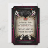 Lil Girly Voodoo Doll Invitation de la fête d'Hall (Dos)