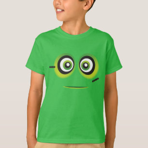 Lil green monster emoji t-shirt