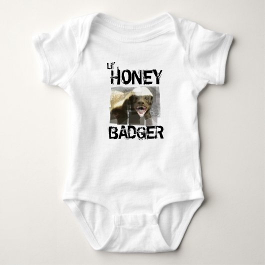 Lil' HONEY BADGER Romper (Voorkant)