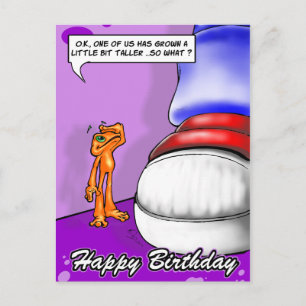 Lil Illow Sinaasappel - Happy Birthday Briefkaart