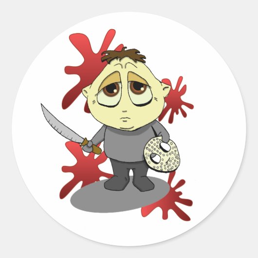 Lil Jason Ronde Sticker (Voorkant)