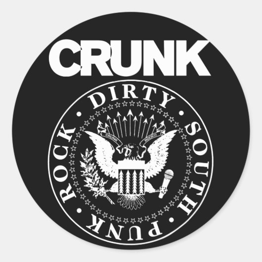 Lil Jon "Crunk Seal" Ronde Sticker (Voorkant)
