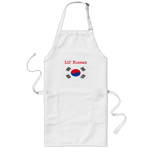 Lil' Korean Apron Lang Schort (Voorkant)