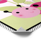 Lil Ladybug avec Pois #2 Poster d'art de la pépini (Coin)